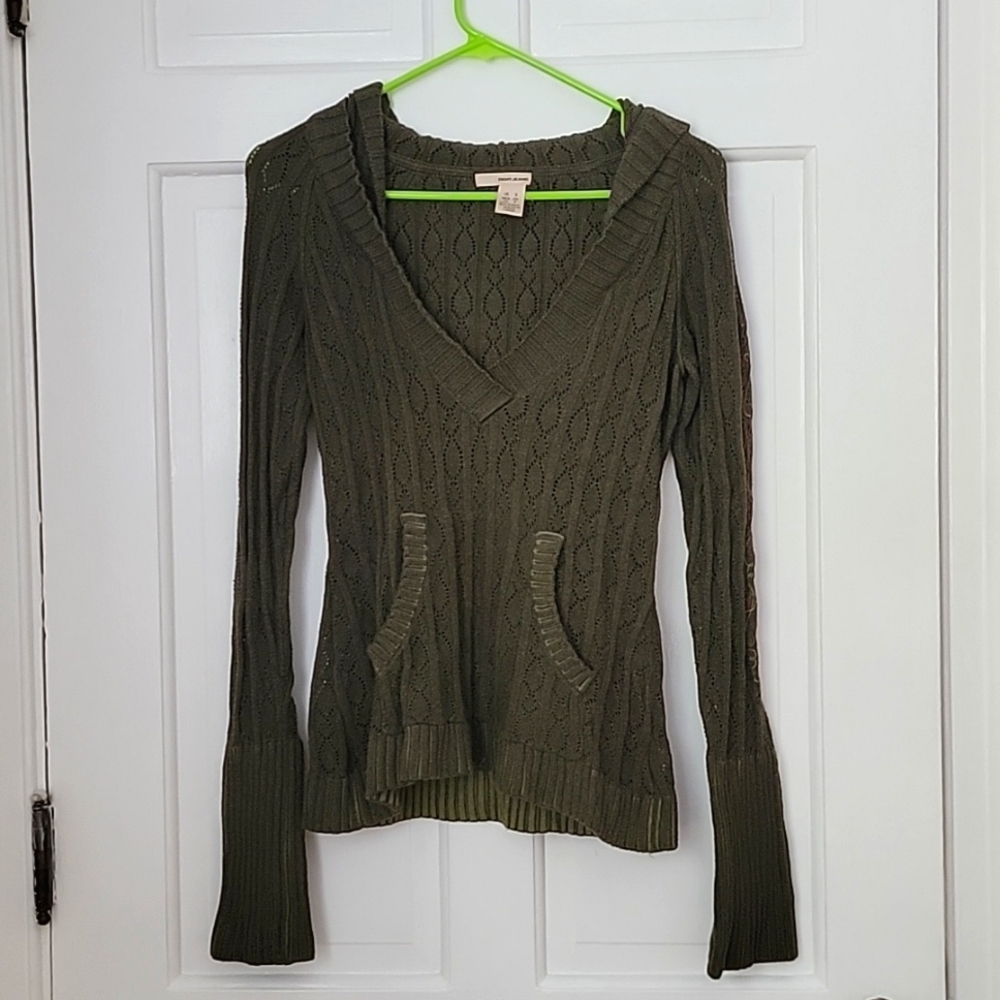 Green DKNY Jeans Sweater Size Small